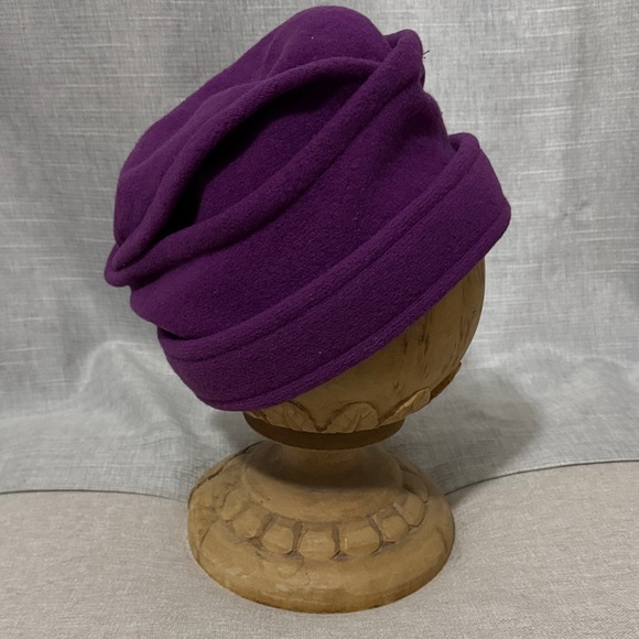 EUC Parkhurst Wool Hat-Purple-OSFM - Picture 1 of 9